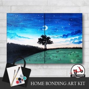 beautiful-night-home-bonding-art-kit-paint-at-home-learn-drawing-online-kl-malaysia