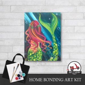 mermaid-home-bonding-art-kit-paint-at-home-learn-drawing-online-kl-malaysia